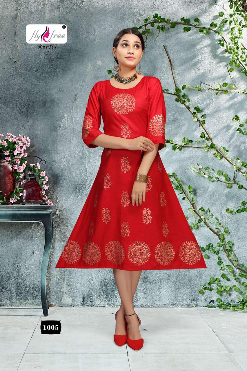 Fly Free Krisha 2 Fancy Ethnic Wear Designer Fancy Kurti Collection